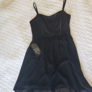 Bebe dress, size 6 black